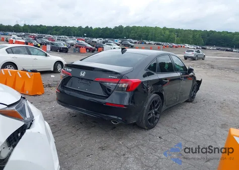 2022 Honda Civic Sport из США, поврежденный, VIN 2HGFE2F56NH524624